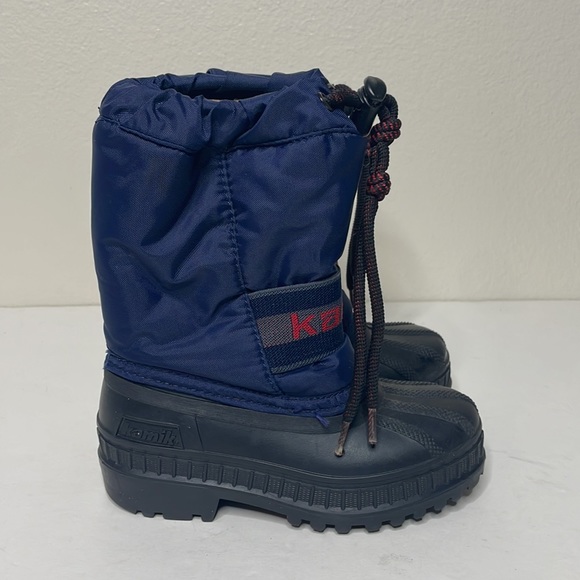 Kamik Kids Snow boots sz 10 Blue w/Red Logo - Picture 3 of 10